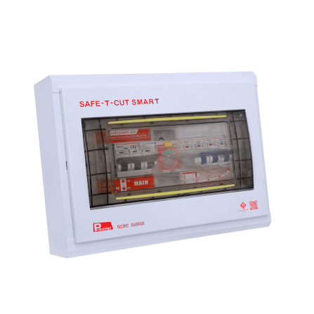 ชุดตู้คอนซูมเมอร์ 4 ช่อง เบรคเกอร์กันดูด 32 แอมป์ เซฟ-ที-คัท สมาร์ท รุ่น PREMIER SURGE_5